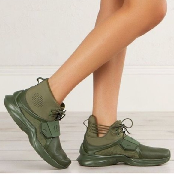 puma fenty olive green